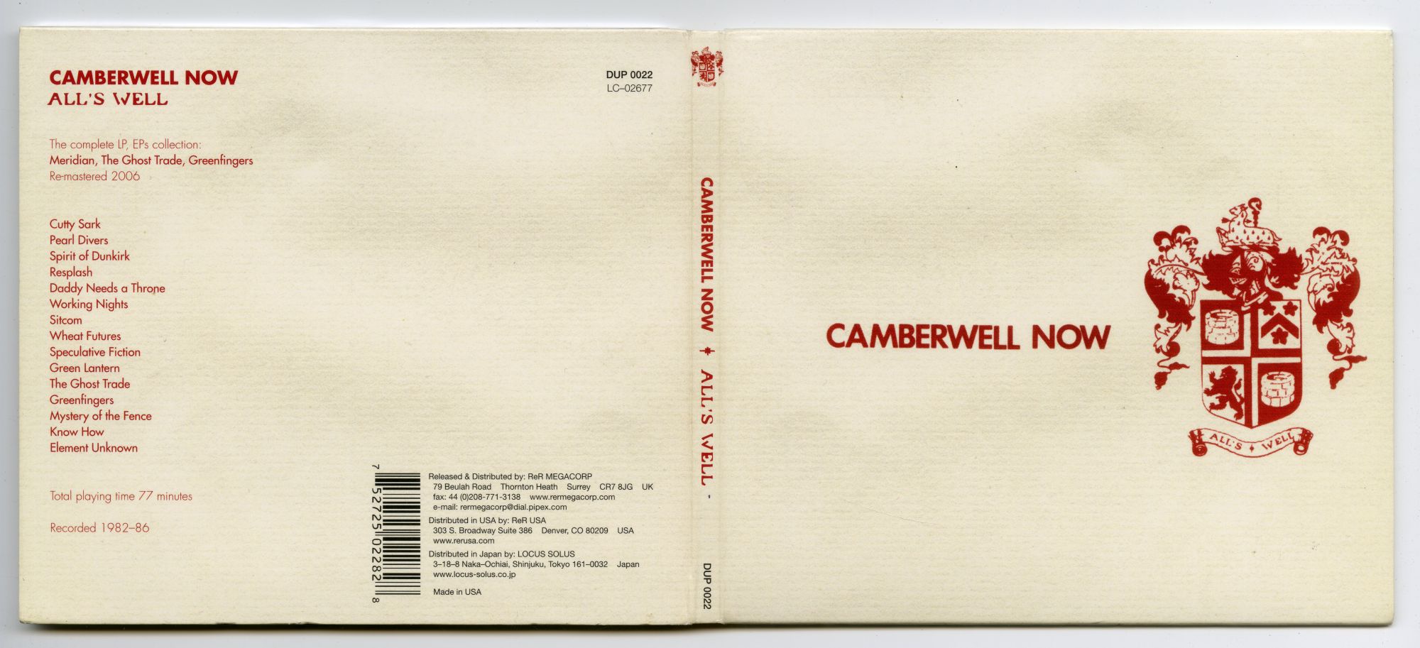 1982年Camberwell Now01